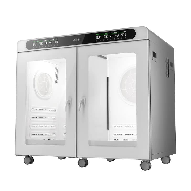 Pet drying box PLUS Ji'er sweeping water double cabin negative ion dryer universal double control oven for dogs and cats