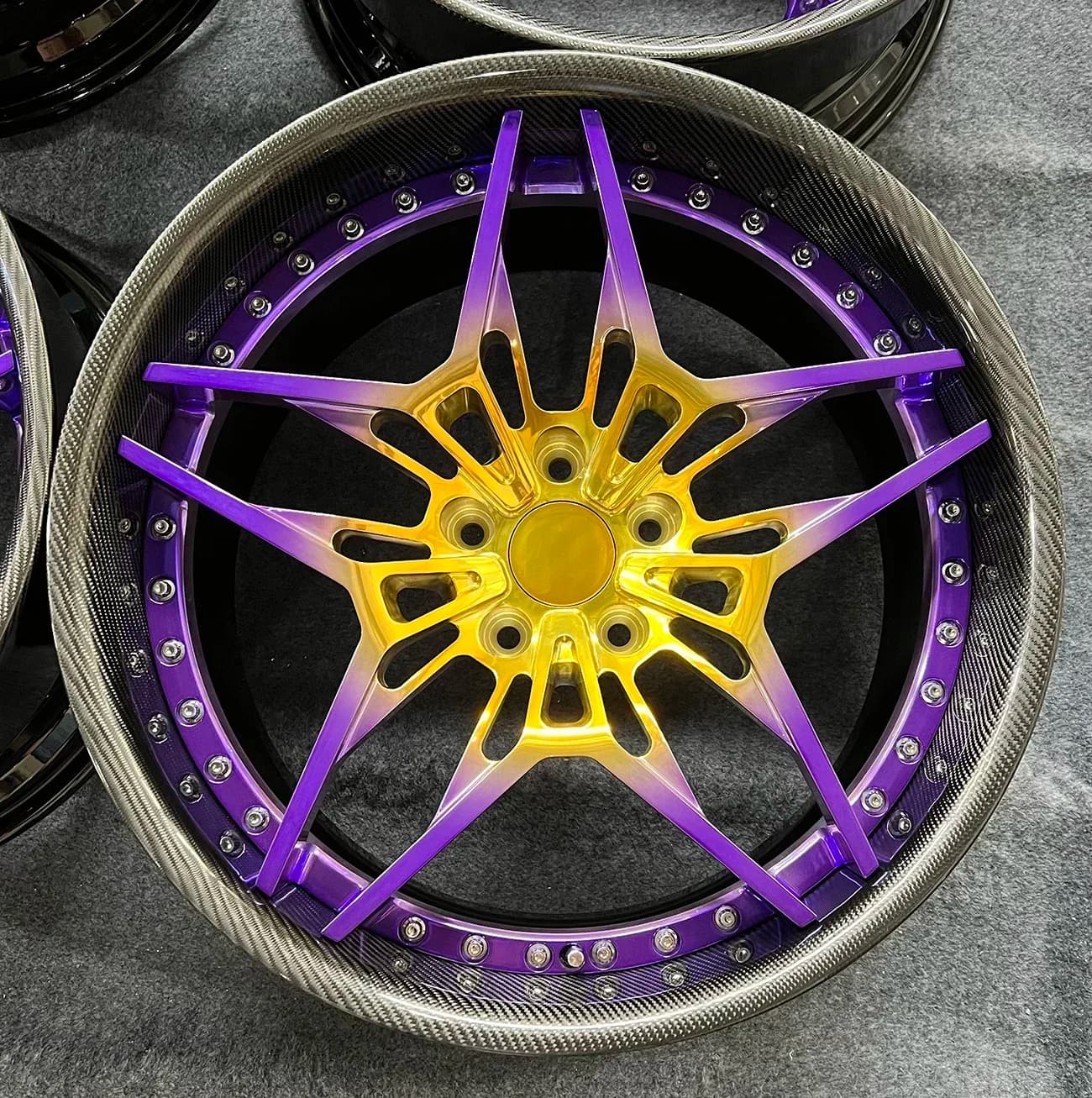 5x120 5x112 5x130Alloy Rim Carbon fiber two-piece forged wheels high quality ultra-light wheels 19 20 21 22 inch m3 x3m x7 rims
