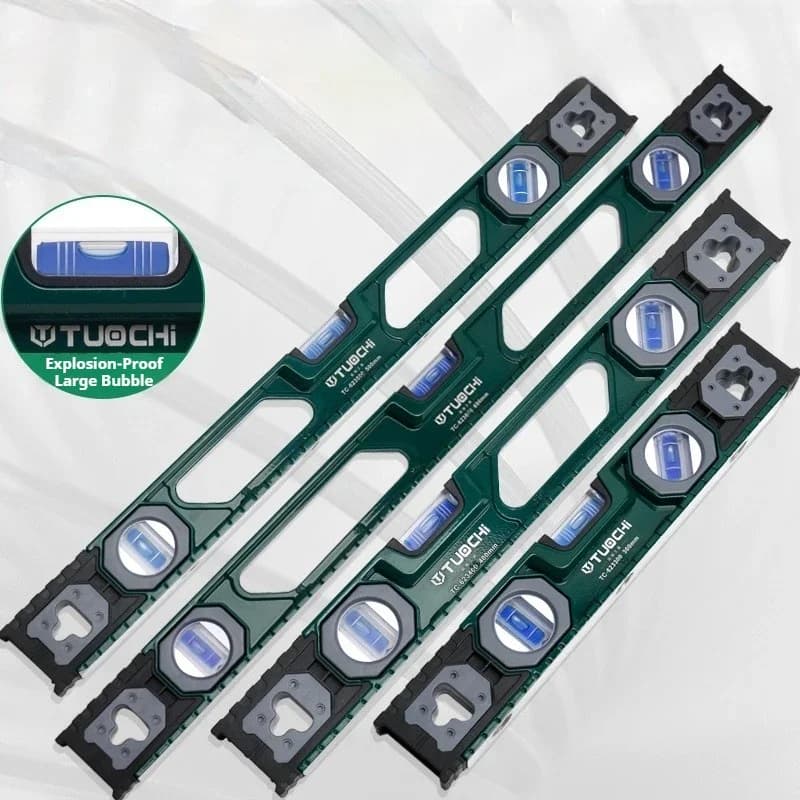 Household Level Ruler Magnetic Balance Level Three Bubbles Horizontal Vertical  45° Leveller High Precision Measuring Tools