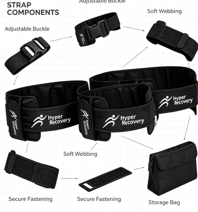 High Pressure Adjustable BFR Cuff Pump, Occlusion Training Equipment for High-intensity Lifting and Muscle Hypertrophy