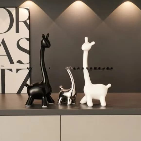 i10.8-Home living room deer figurine decoration creative wine cabinet sideboard ornament craft housewarming gift