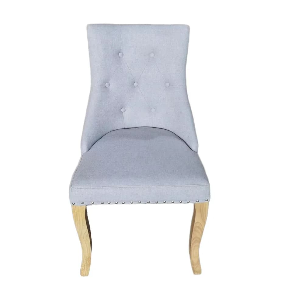 #Wholesale Modern Luxury Hotel Convertible Tulip Chair Wooden Legs Grey Plastic Dining Room New Contemporary Elegant Velvet