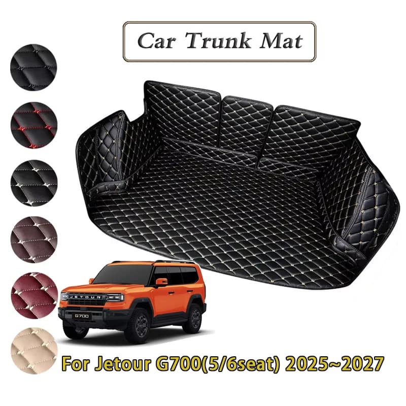 Car Trunk Mats For Jetour G700 2025 2026 2027 5seat 6seat Dirt-resistant Fully Mats Luxury Rear Cargo Tray Auto Accessories
