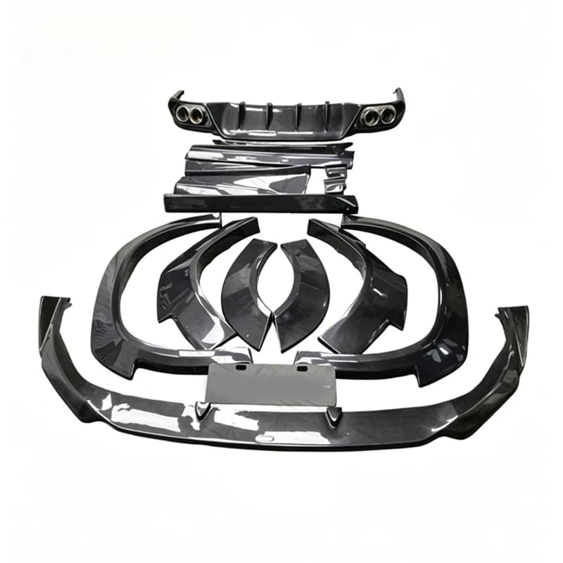 High Quality AI Carbon Fiber Widebody Kit Front Rear Lip Rear Wing Wheel Arches Fit for RX 2016-2019