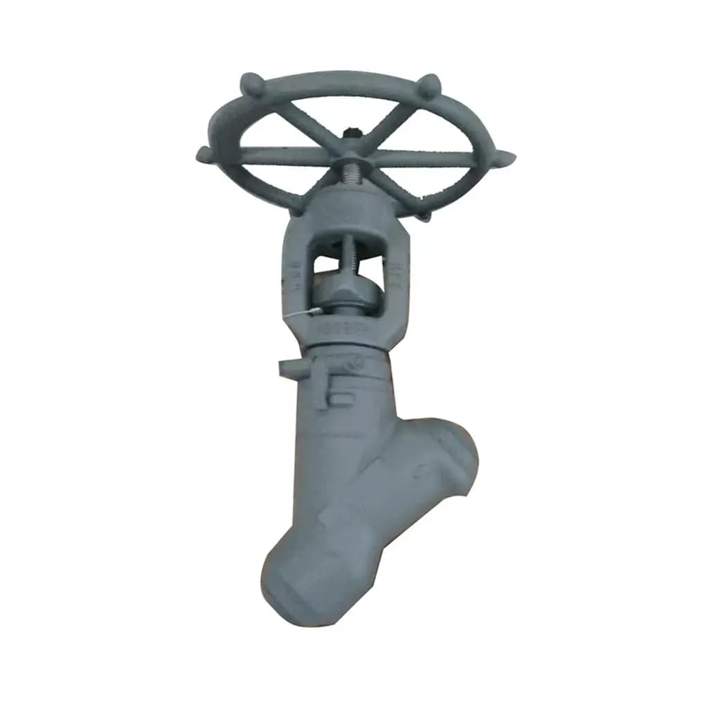 Globe Valve Class 1500 2 Way Control  Stop 4'' 2500 Class Direct Gas Electrical Actuation Actuator Y Type Shut Globe Valve