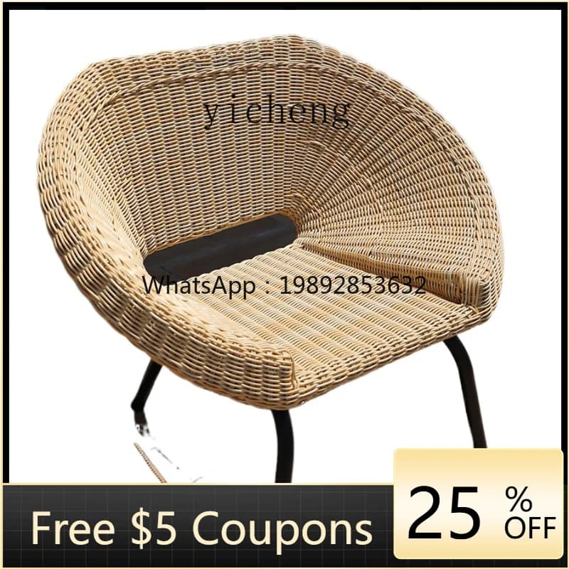 Outdoor Rattan Sofa Tea Table Combination Courtyard Leisure Balcony Rattan Chair Sunshine Room Garden Hotel
