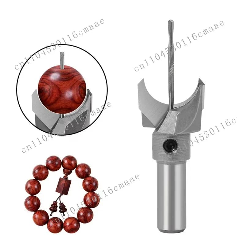 6-30Mm Carbide Woodworking Ball Drill Bit 10mm Handle Bead Knife Steel Ball Industrial Grade Hand Tools