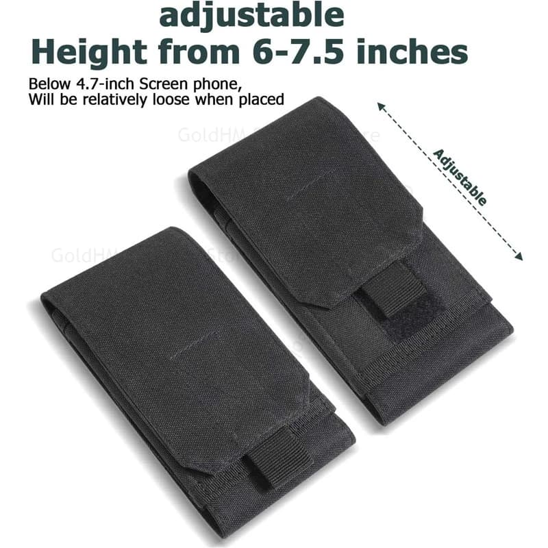 Molle Tactical Phone Pouch For Samsung S26 Edge Adjustable Waist Bag Belt Phone Case For Galaxy S25FE S25 Edge S24 Ultra S23Plus