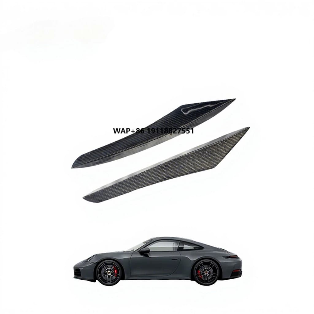 AMANS New Style Full Dry 3K Twill Forged Carbon Front Bumper Spoiler for 992S 2018+