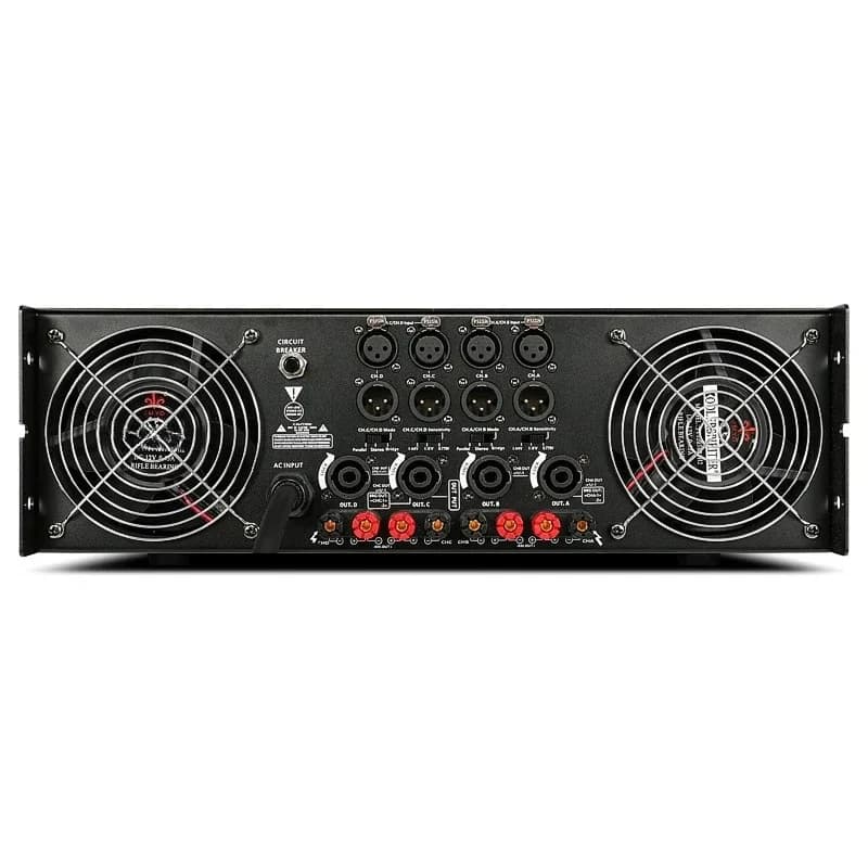 Good Items L 3U 4*1300W Pro Audio Amplifier 4 Channel Class H Stereo Sound System Stage Performance Professional Power Amplifier