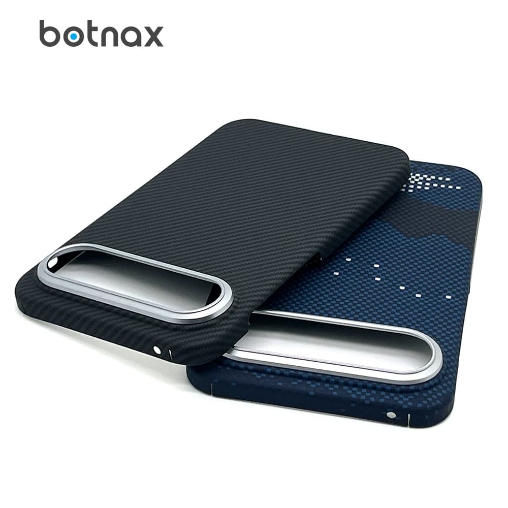 Magnetic Carbon Fiber for Huawei Pura X View Case Light Weight Anti-Scratch Aramid Kevlar Fiber Luxury Cover Slim Skin Funda