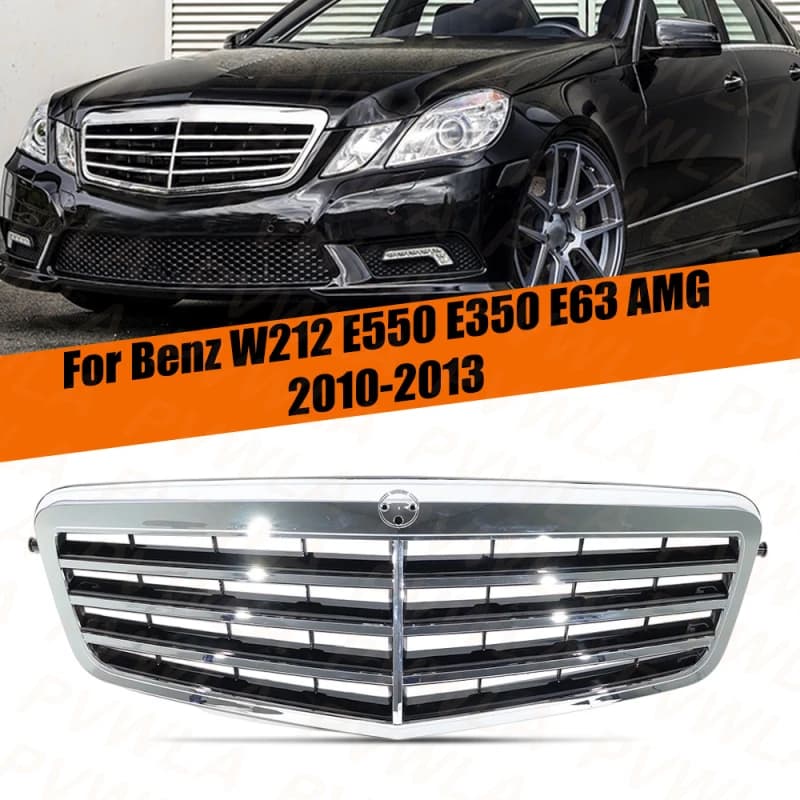 Center Grille 2128801083 For Benz W212 E550 E350 E63 AMG 2010 2011 2012 2013 2128801083 Car Accessories Front Middle Grill Net
