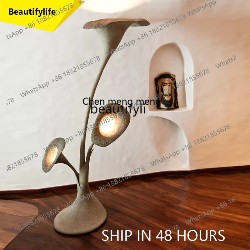 cn8350 sszq Speaker Floor Lamp Exhibition Hall Sales Department Hotel Villa Abstract Retro Ornaments Floor Lamp