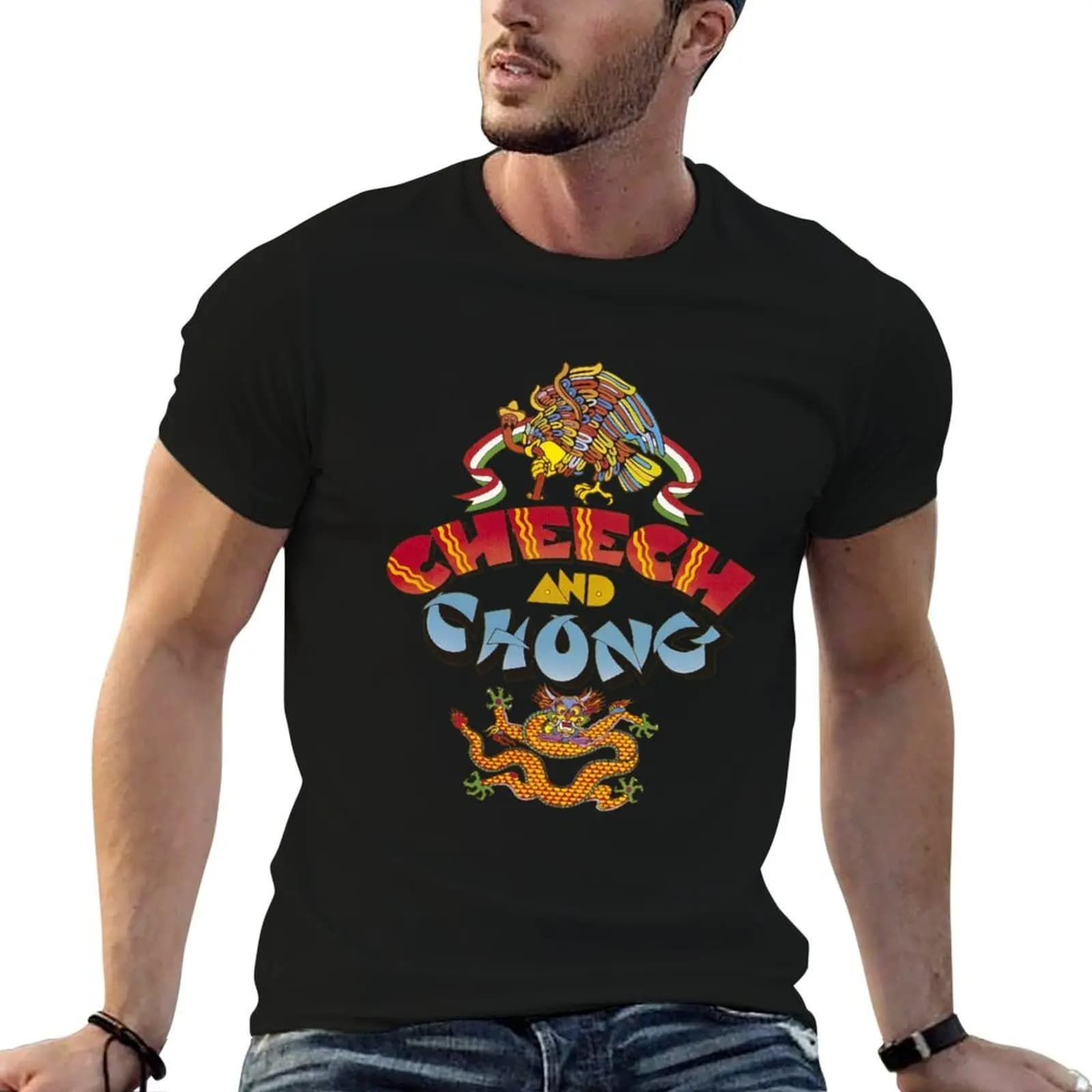 Cheech and Chong T-Shirt graphics cute clothes men clothes