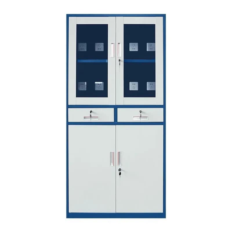 Construction site power tool charging cabinet, factory walkie-talkie scanning gun centralized charging cabinet