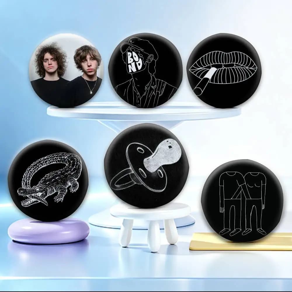 COOL Catfish And Bottlemens   Badges Creative Tinplate Button PinsBrooch Badge Clothes Backpack