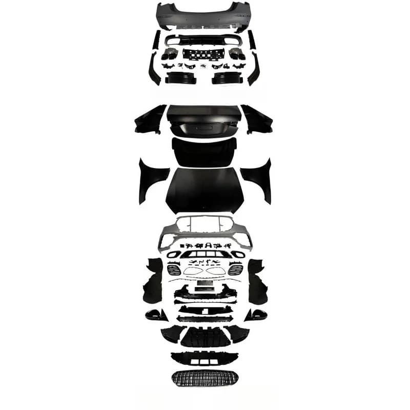 High Quality S63 Style Facelift Body Kit Fit For W221 2006-2013 Upgrade To W223 2021-2025 Modified Car Exterior Parts