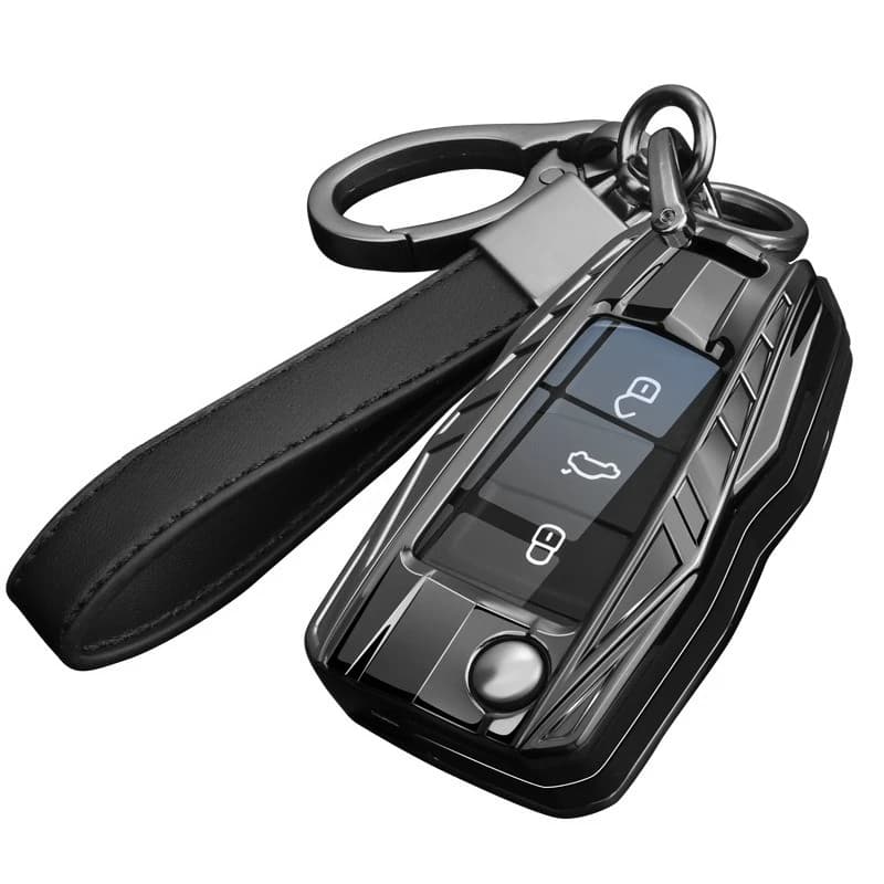 Zinc Alloy Key Cover Case for Volkswagen Lavida/Sagitar/Tiguan/Bora/Polo/Golf 7/Lamando/Tharu/Teramont/Tayron - Key Fob Shell