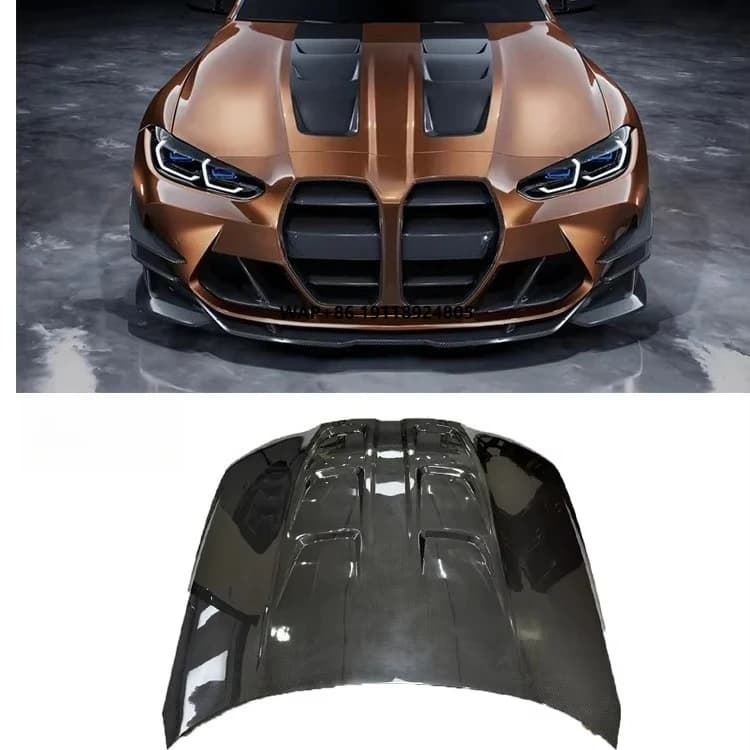 High performance Real Dry Carbon Fiber Streetfighter Hood Bonnet For  G80 M3/G82 M4