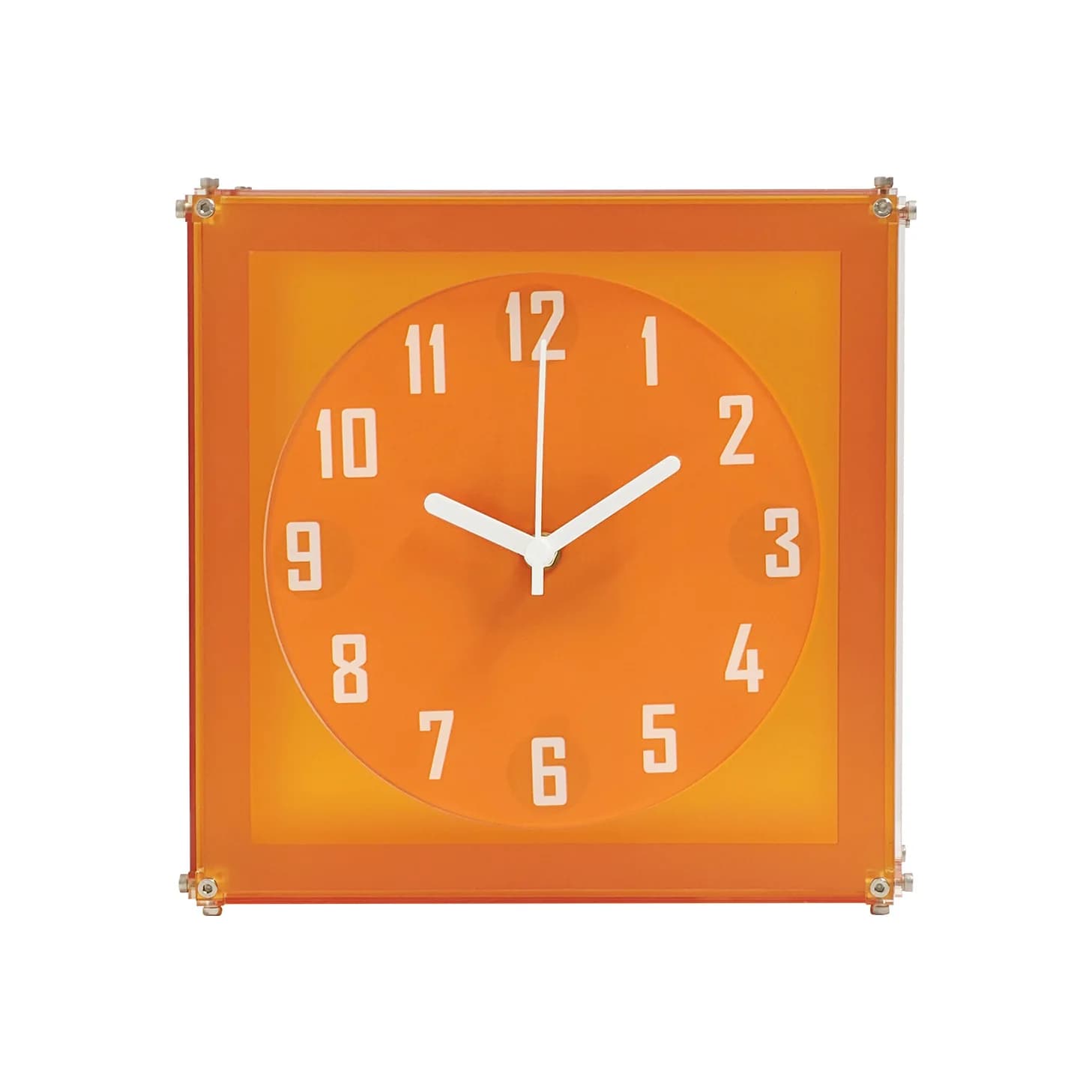 Wall Clock with Raised Circular Face Single-Sided Quartz Wall Clock Accurate Modern for Living Room, Study
