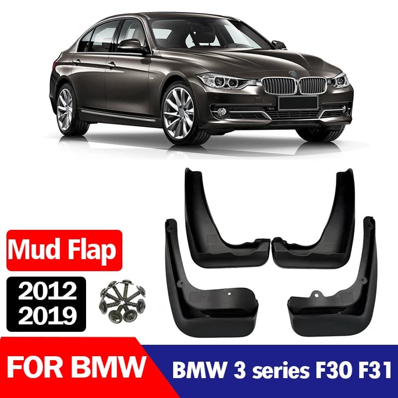 FOR BMW 3 Series F30 F31 2012-2019 Mudguard Fender Mud Flap Guards Splash Mudflaps Car Accessories Front Rear 4pcs