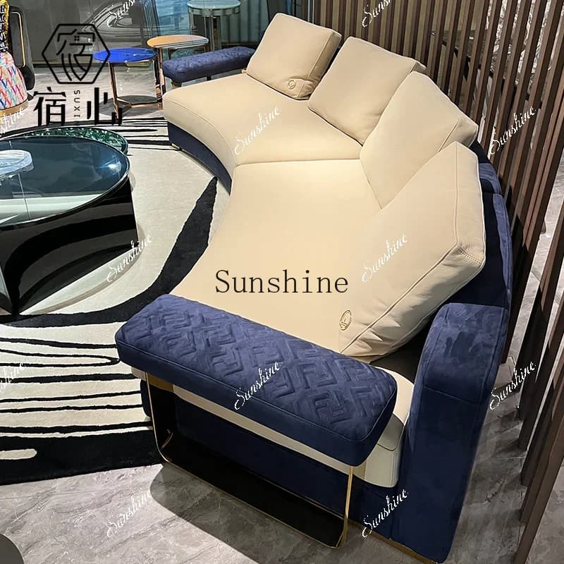 Light luxury post-modern special-shaped sofa minimalist splicing luxury villa living room new model TF