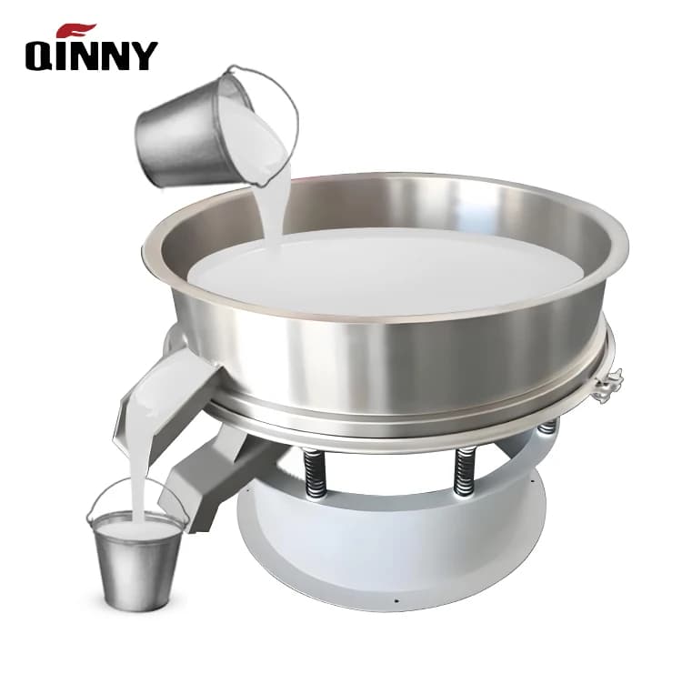 High Frequency Motor Driven Stainless Steel Liquid Filter Sieve for Food Processing-for Milk Coconut Milk Juice Vibrating Screen
