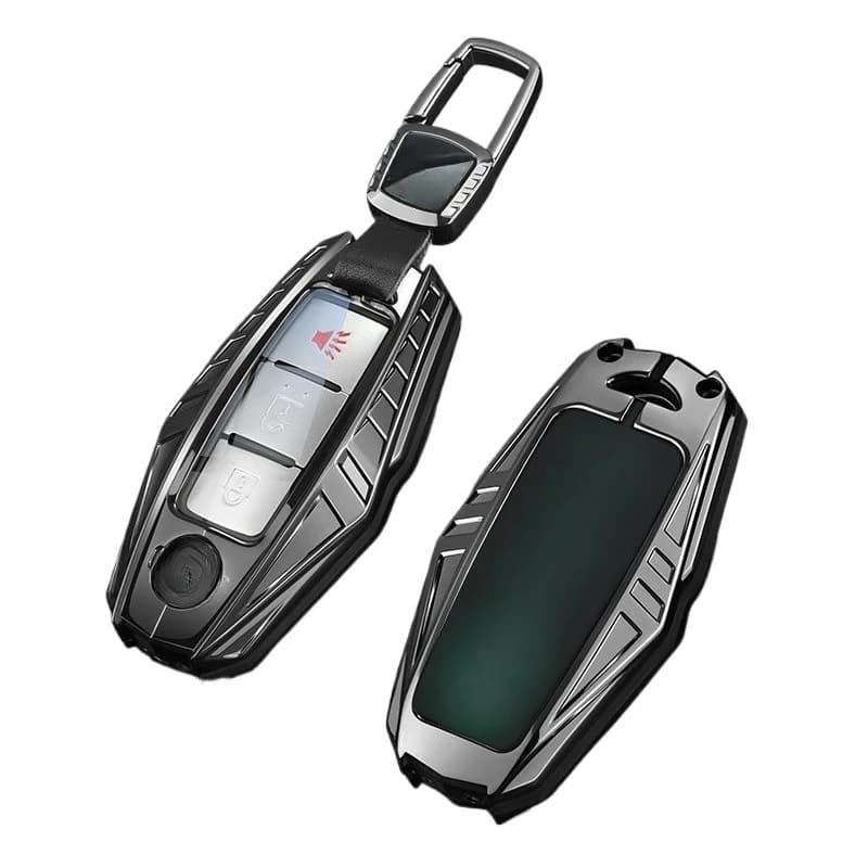 Premium Zinc Alloy Key Cover Case for Infiniti QX50/Q50L/Q70L/Q60/QX60/FX35 - Protective Key Fob Shell Keychain