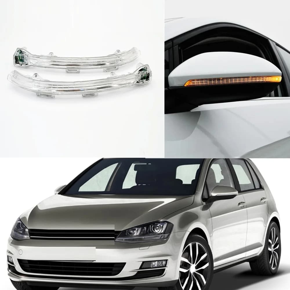 Car Liights For VW Golf 7 MK7  GTD GTI 2013 2014 2015 2016 2017 Car-Styling Car Rear LED Mirror Turn Signal Indicator Light Lamp