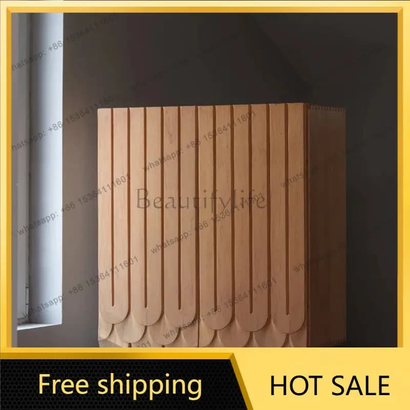 Nordic medieval style dining side cabinet entry door entrance entrance cabinet storage decoration fashion paint customization