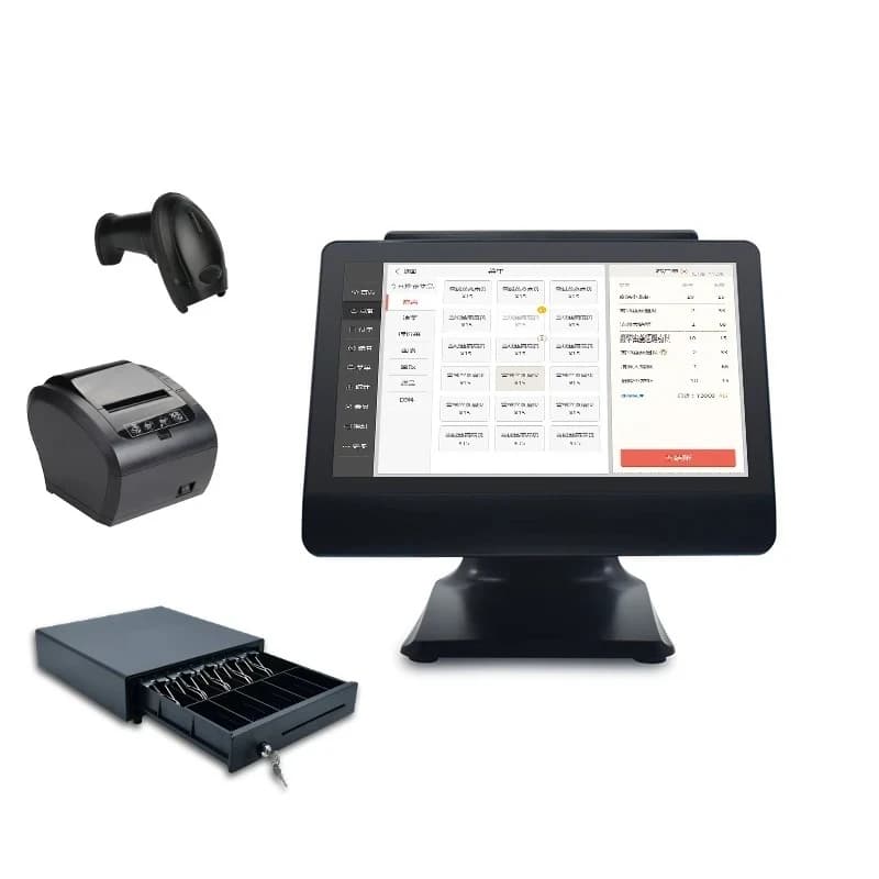 Pos System Retail Cash Register For Restaurant Supermarket Cashier Computer