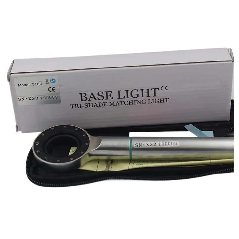 Dental cosmetic restoration three-color light LED colorimeter, dental, oral colorimetric light
