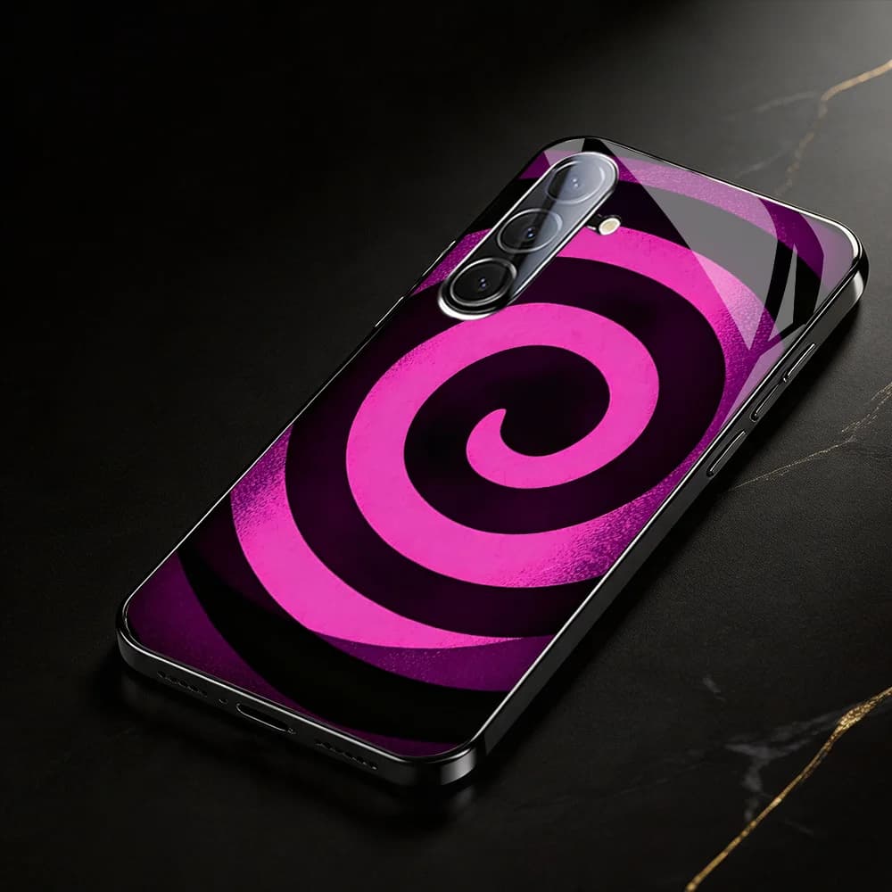 Anime ninjutsu vortex Tempered Glass TPU Fashion phone case for Samsung Galaxy S26/S25/S24/S23/S22/S21 FE Ultra Plus Shockproof