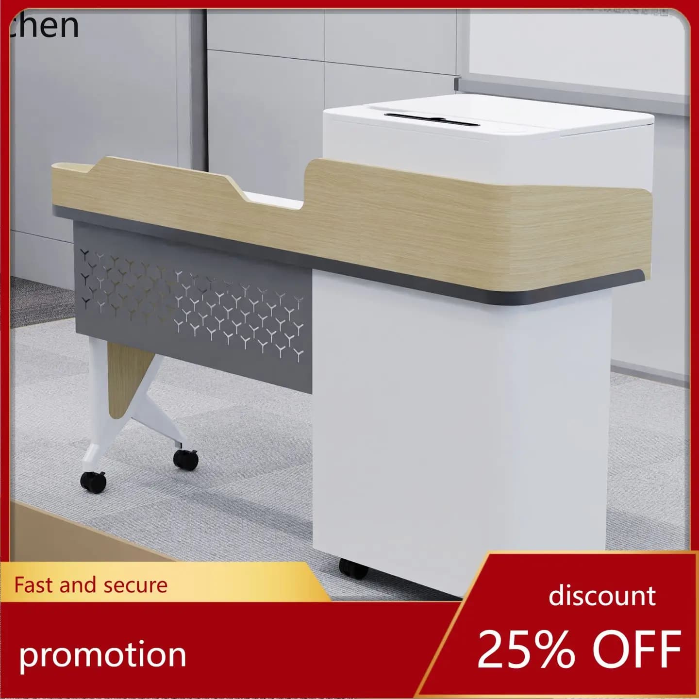 HXL Movable Multi-Functional Lectern Conference Training Lecture Table Speech Table