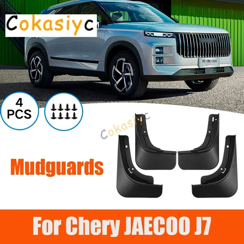 Car Mudflaps Mudguards Splash Guard Front Rear Wheels Fender Wheel Guards Accessories For Chery JAECOO J7 2023 2024