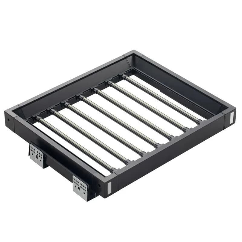Household cloakroom pull-up slide multi-function telescopic pull-up pants pull-up basket