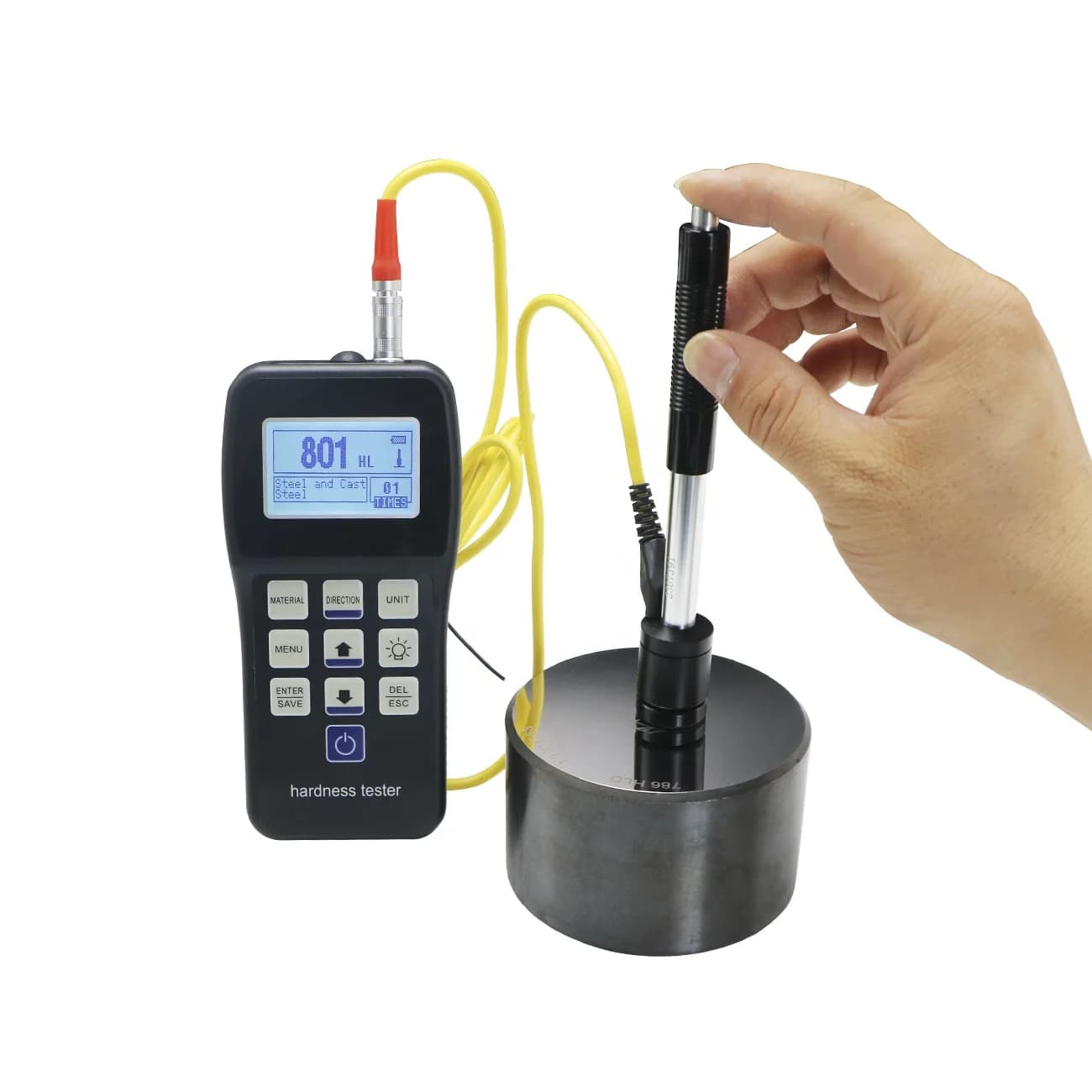 SL-140 Digital Portable Hardness Tester Meter Durometer Leeb Hardness Tester for Metal Steel