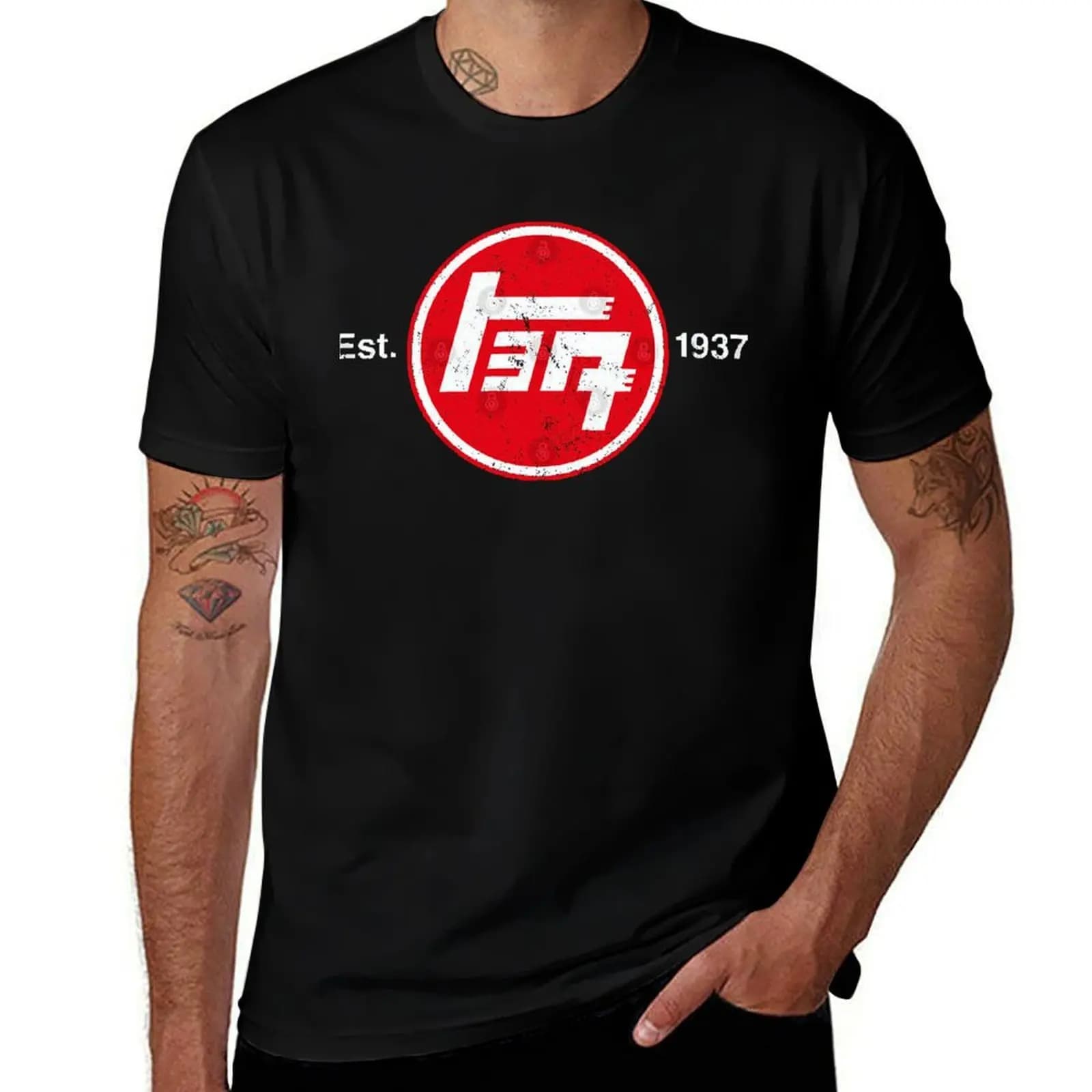 TEQ Since 1937 T T-Shirt t shirt men 100% cotton luxury brand T-Shirt