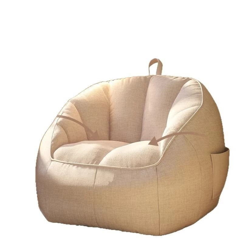 Lazy sofa reclining and sleeping bedroom single small sofa back chair small apartment