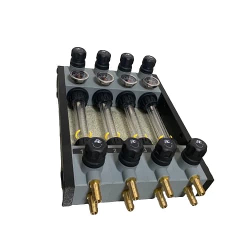 Water Flow Regulators for Moulds Various Size 6 Lines in and Out Ways Plastic