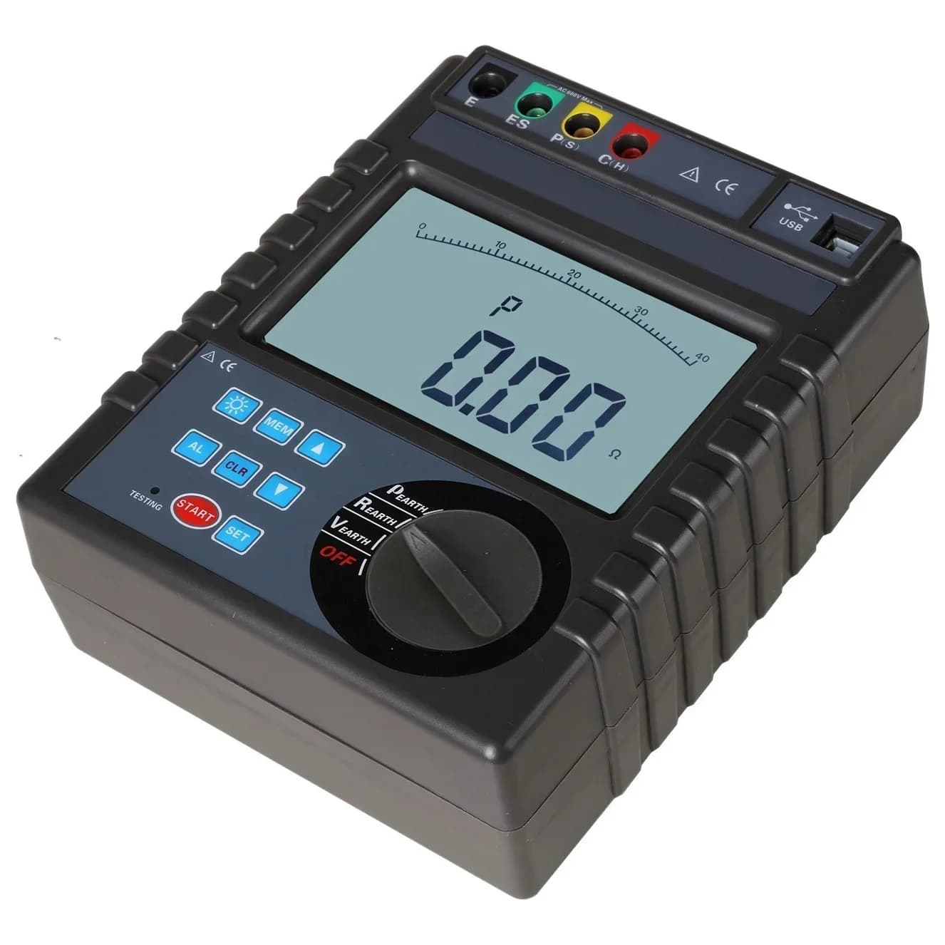 Wrindu  RD3021E  Earth Resistance Soil Resistivity Tester high frequency earth resistence meter factory outlet