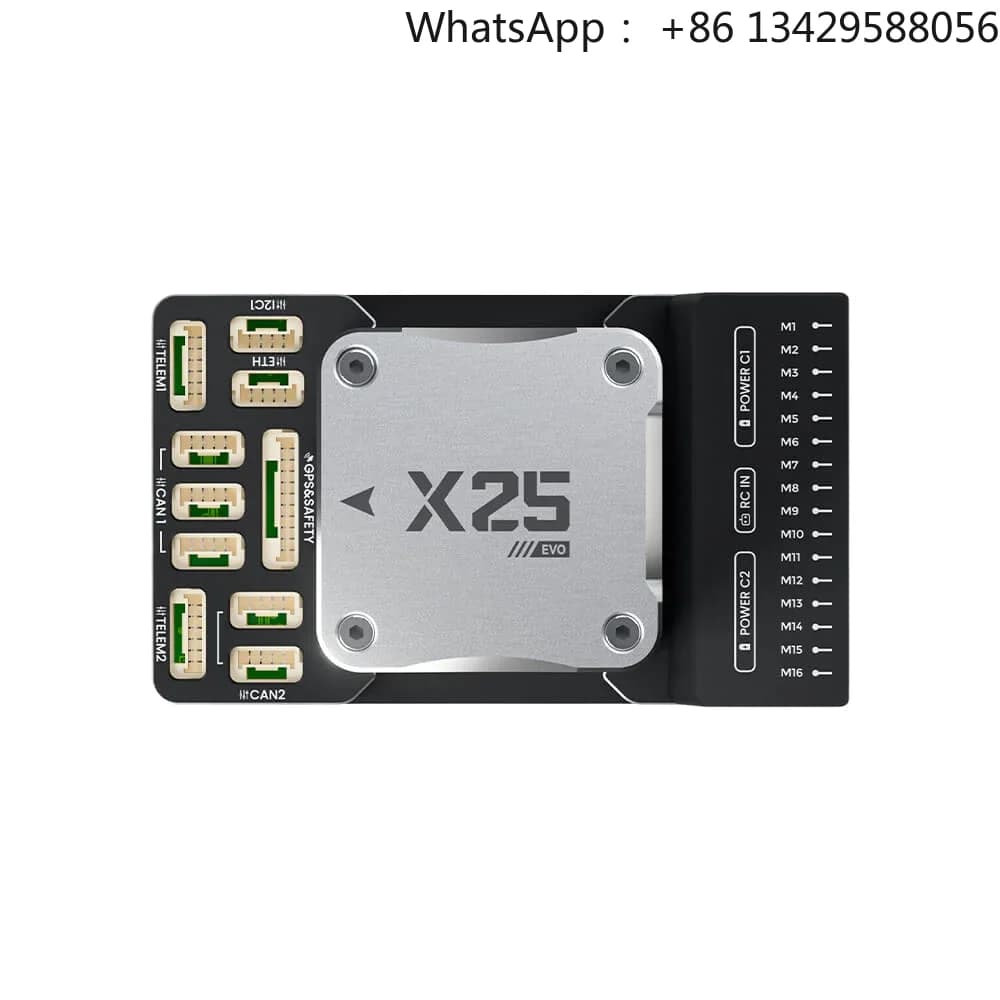GGDX Chipboard Cuav X25 EVO Intelligent Controller Built-in 3 IMUs, 2 Barometers, 1 Magnetometer IMU Dual Temperature