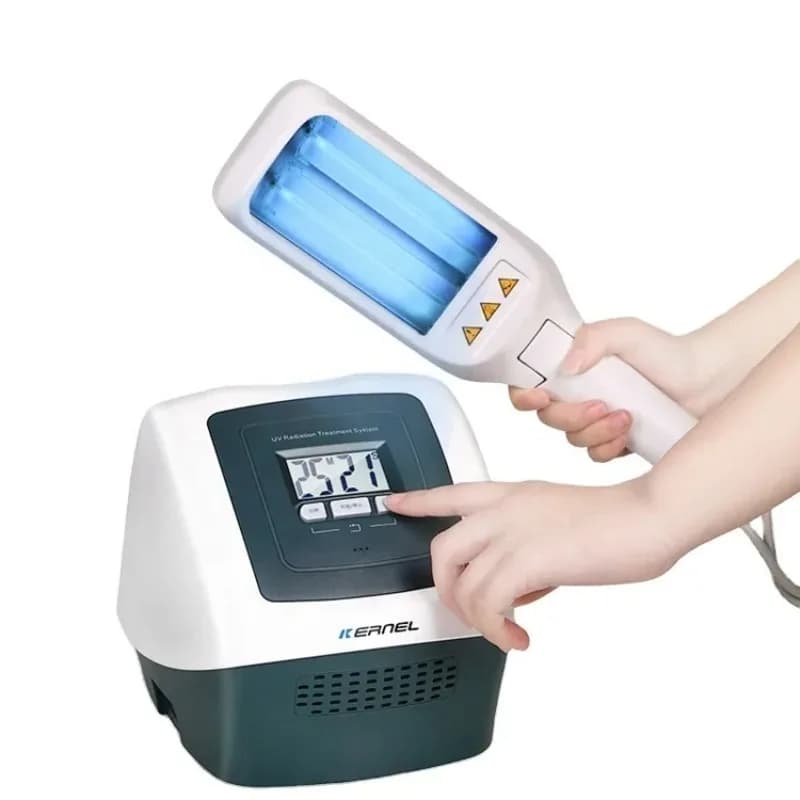 Kernel Medical CE Home Use Phototherapy Lamp 311nm Narrow Band UVB Light Therapy Device with Two Lamp Tubes for  Treatment