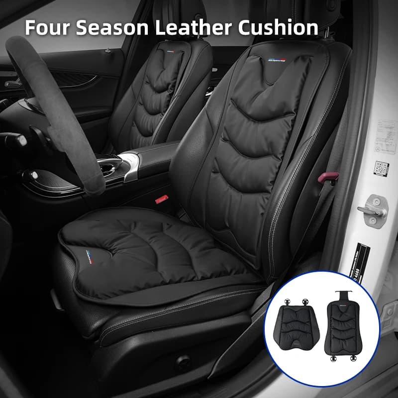 Car Front Rear Seat Cover Leather Cushion Backrest Protective Mat Accessories For BMW X1 X2 X3 X4 X5 X6 X7 G20 G30 E87 E91 E30