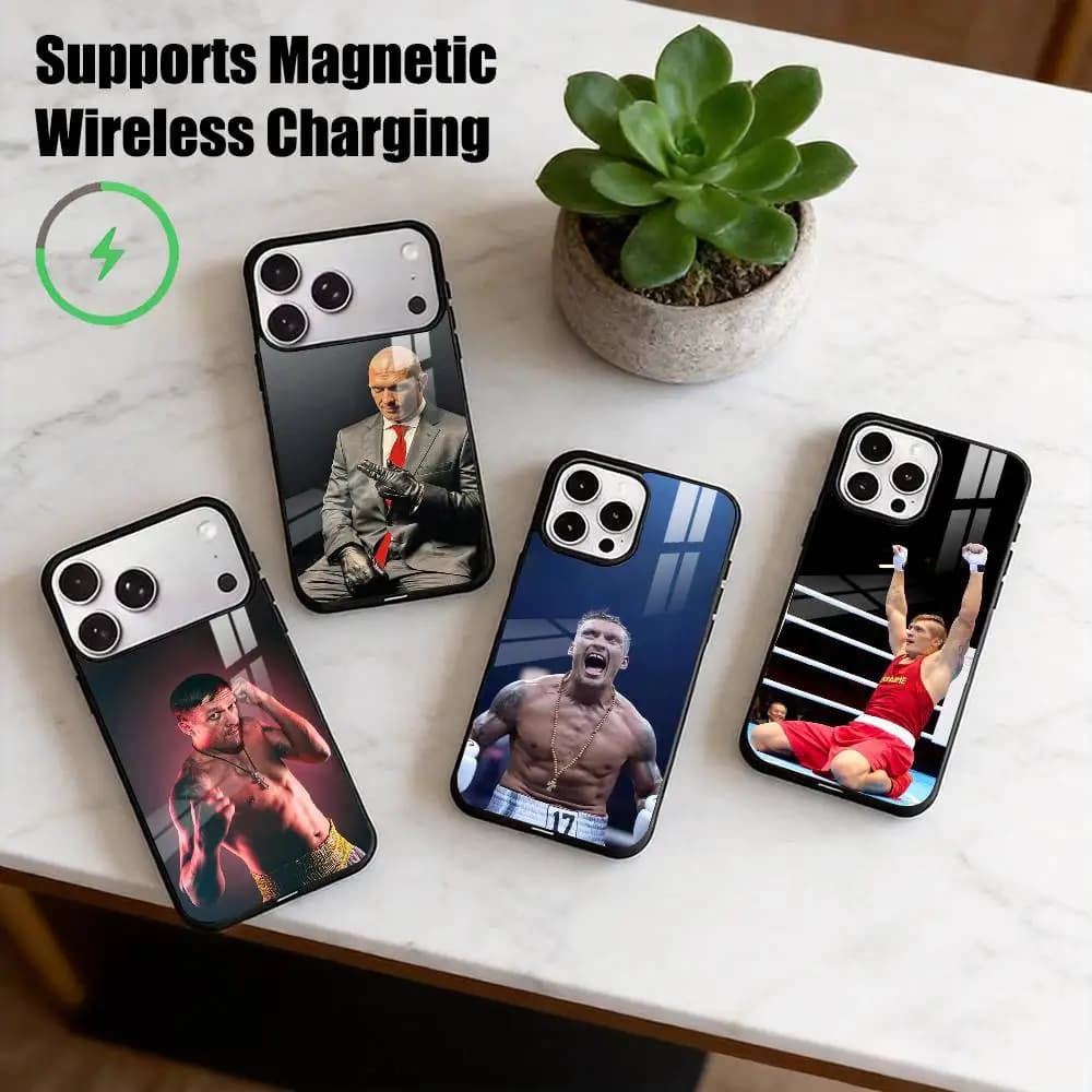 O-Oleksandr Usyk  Phone Case For iPhone17,16,15,14,13,12,11 Plus,Pro Allows magnetic wireless charging Gift