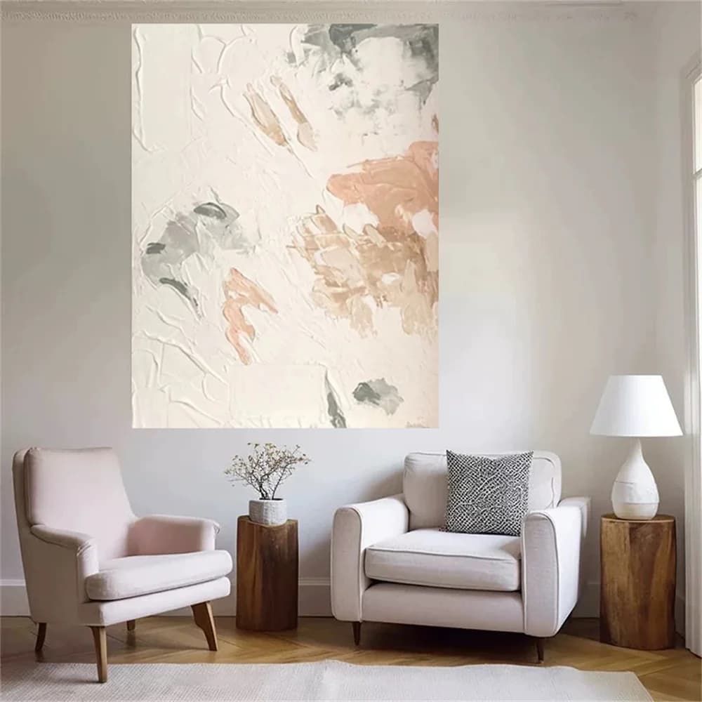 Colorful Abstract Line Picture Canvas Mural Decor Home Hand-Painted Oil Paintings Nordic Wall Art Painting For Living Room Trim