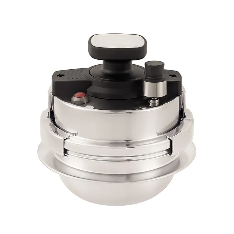 Mini pressure cooker 1.2L self-driving tour portable 1~ 2 person pressure cooker camping household induction cooker cooking pot