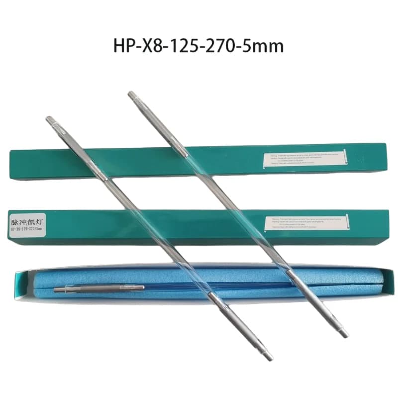 Xenon Lamp 8*125*270 Tube Xenon Short Arc Lamp Flash Pulsed Lamp for Welding Machine Parts Accessory YAG