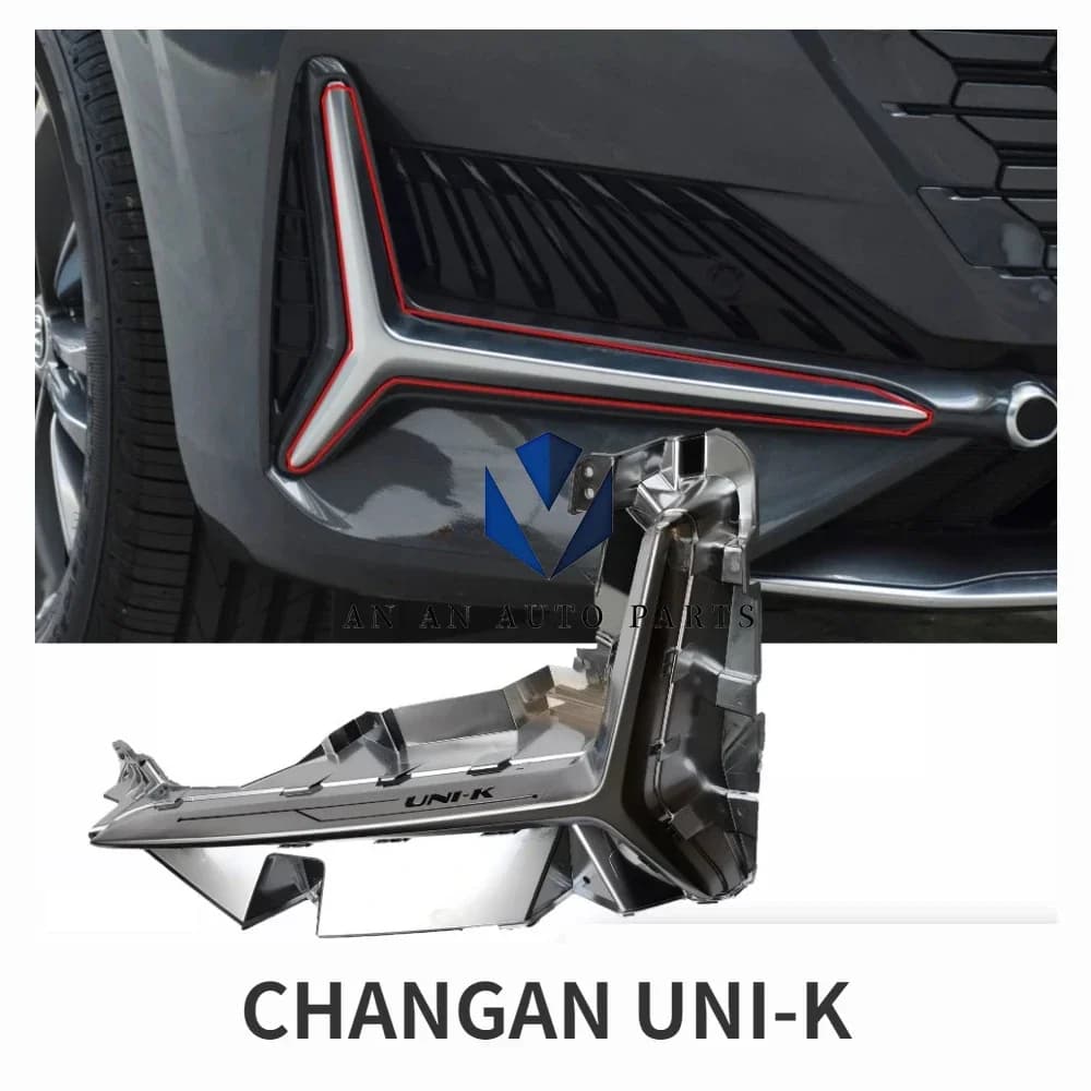 Original Front Bumper Strips Fog Lamp Cover for CHANGAN UNI-K