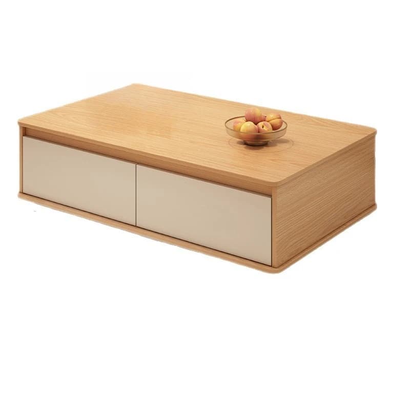 Coffee table living room household new log wind table simple modern small apartment TV cabinet